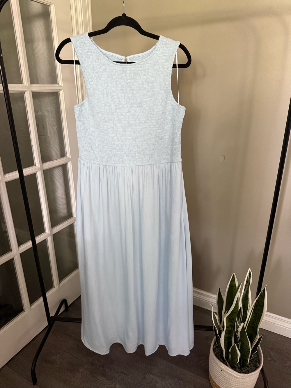 Pale Blue Japna Maxi Dress (XL)